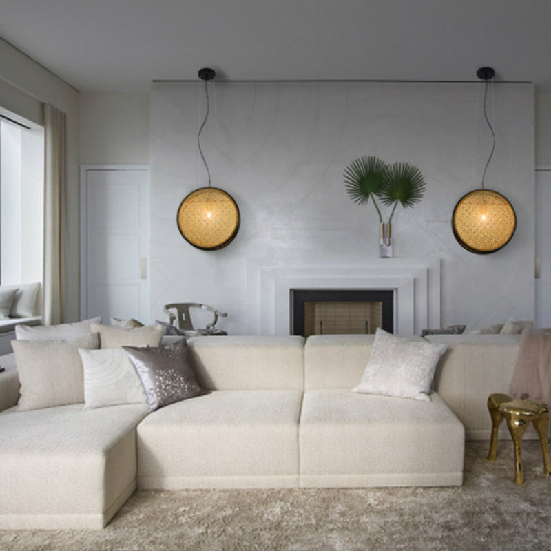 Rattan Retro Lamps