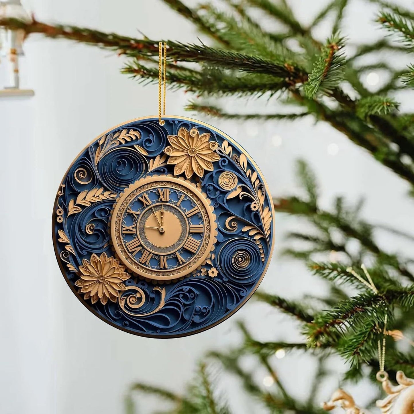 Curly Christmas Decorations