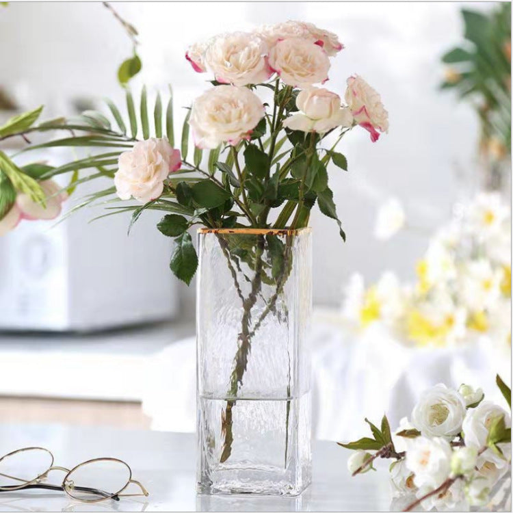 Gold-painted Glass Vases