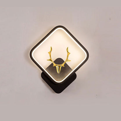 Deer Antler Wall Lamp