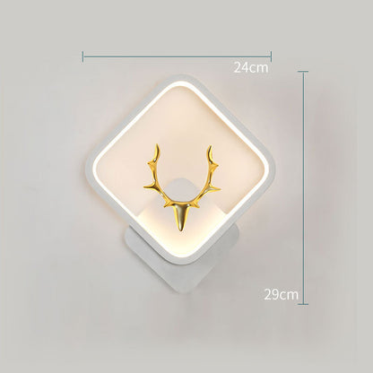 Deer Antler Wall Lamp