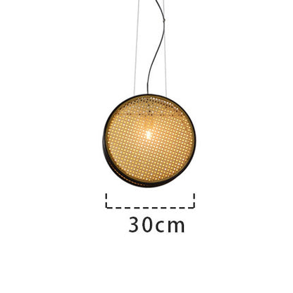 Rattan Retro Lamps