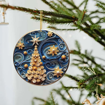 Curly Christmas Decorations