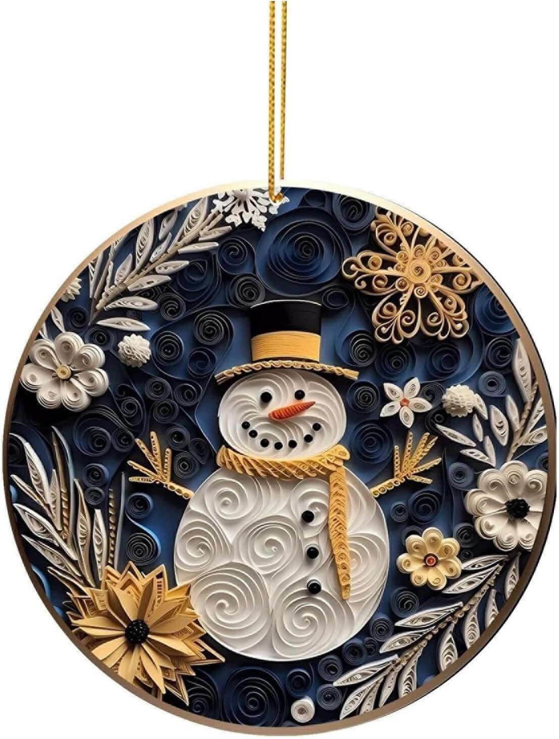 Curly Christmas Decorations