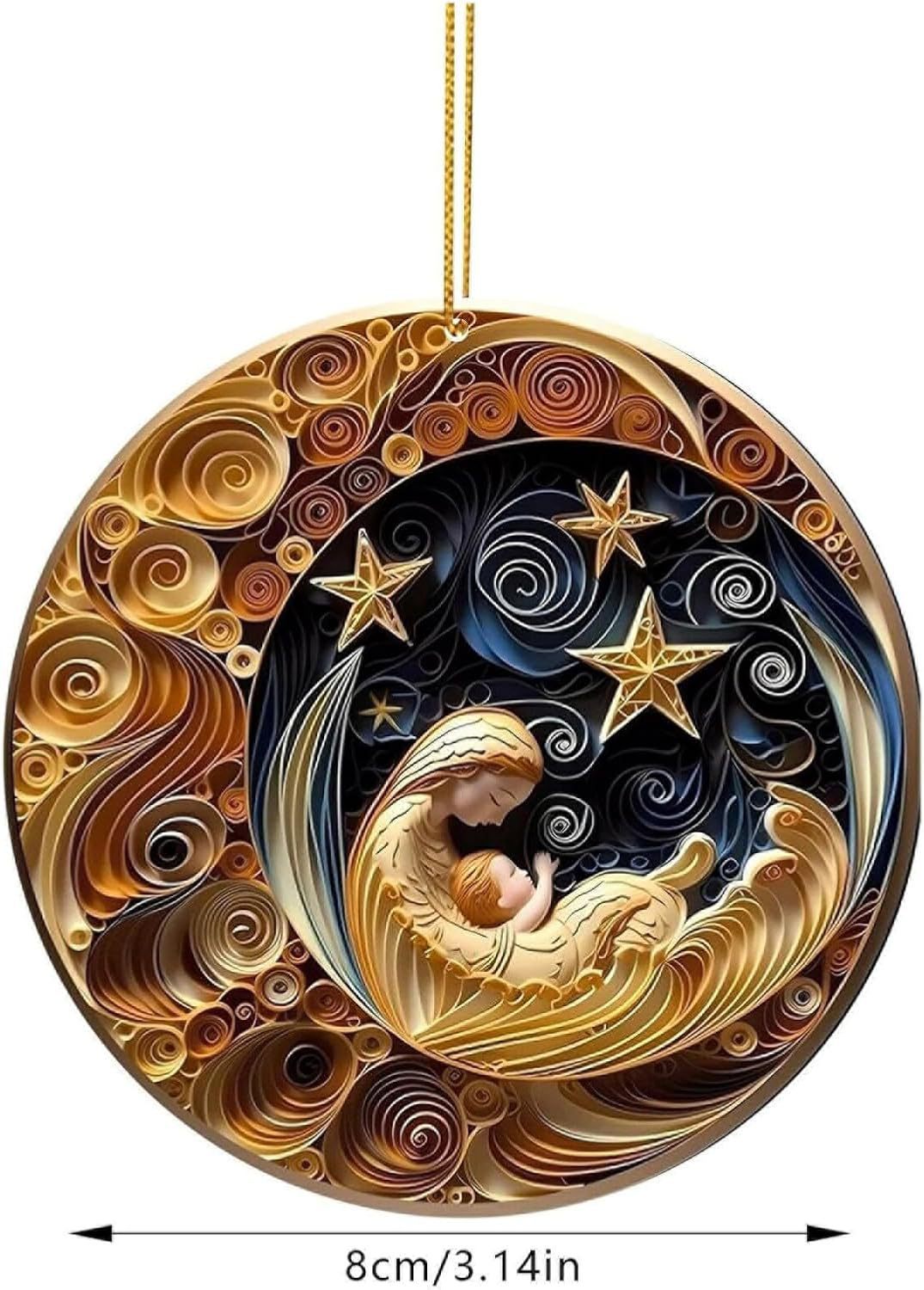 Curly Christmas Decorations